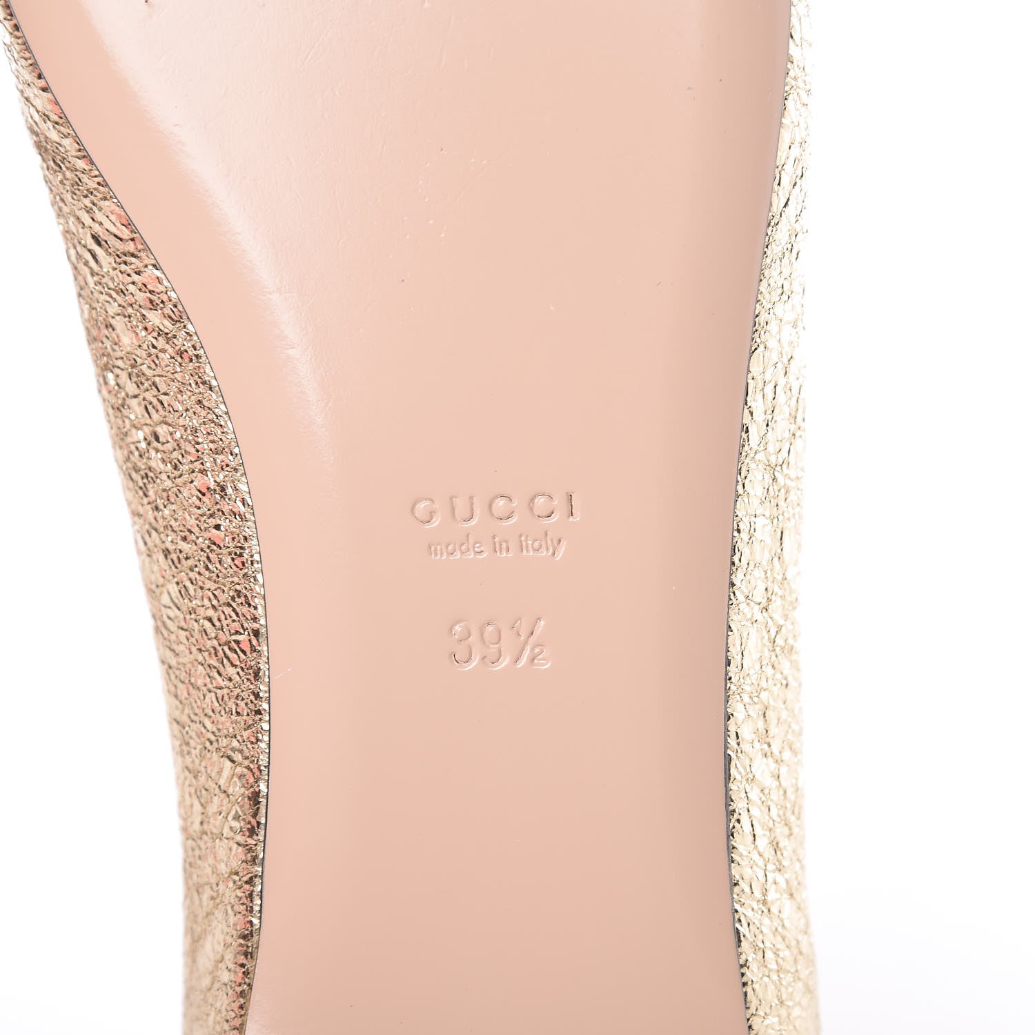 Gucci Galassia GG Marmont Fringe Flats 39.5 Platino 7 of 9