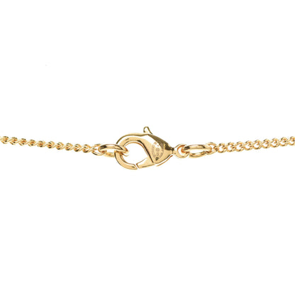 Chanel Metal CC Paris Button Necklace Gold 5 of 6