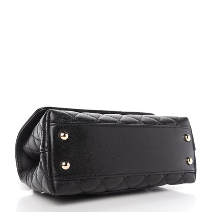 Chanel Caviar Quilted Mini Coco Handle Flap Black 4 of 10