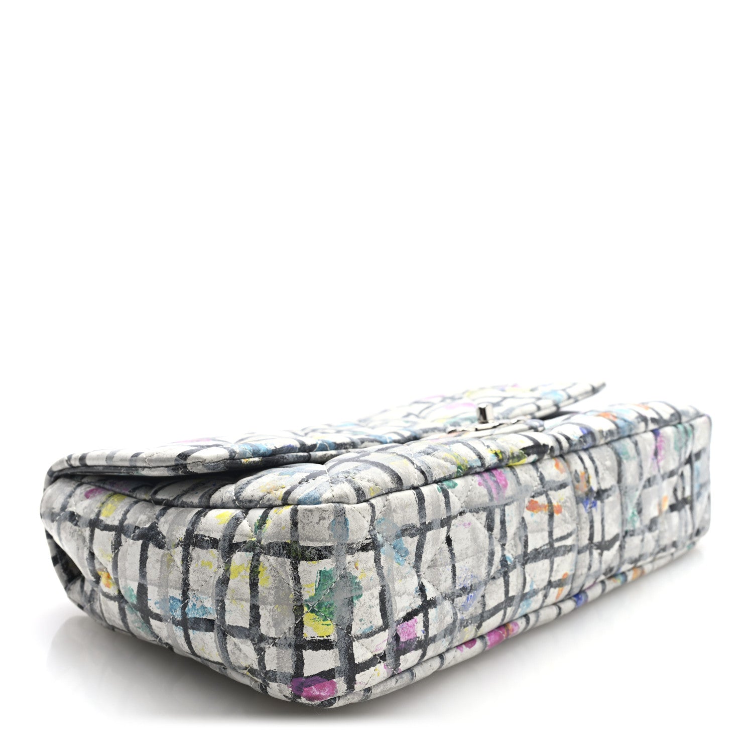 Chanel Calfskin Hand Painted Graffiti Flap Multicolor 4 of 10