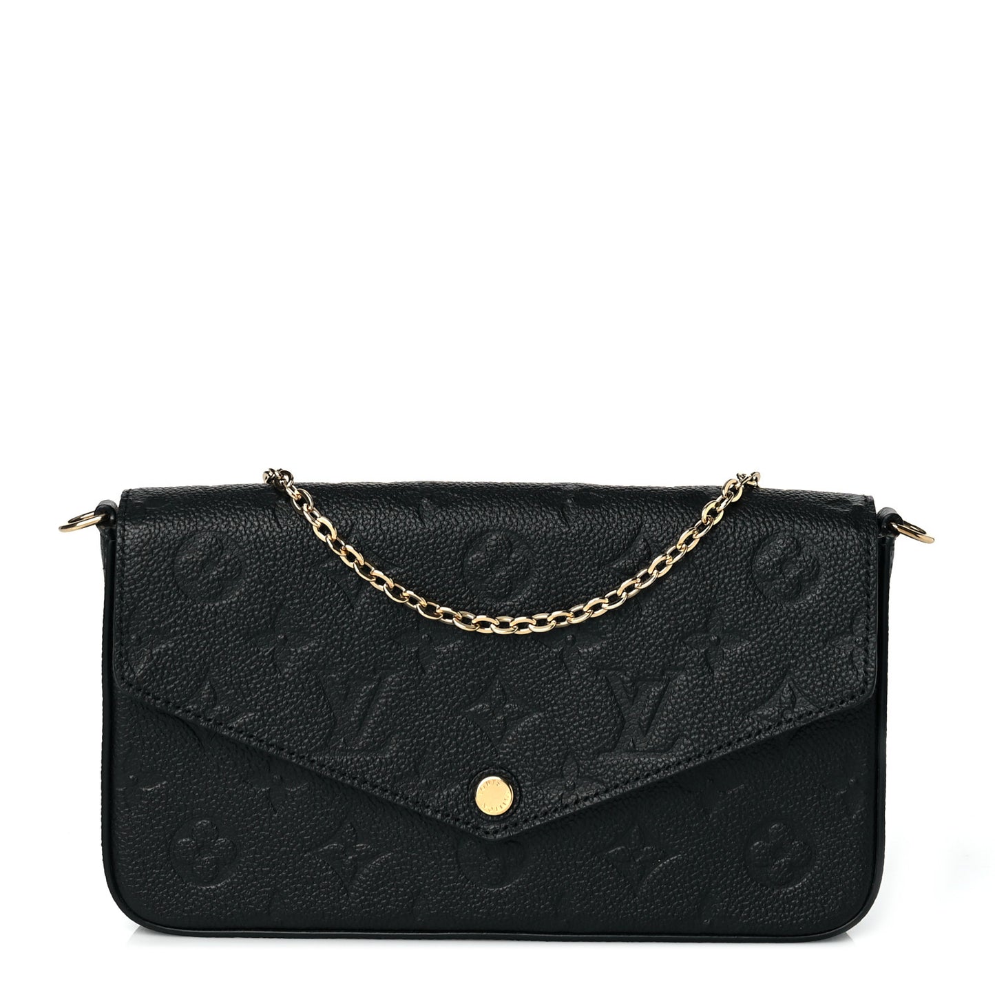 Empreinte Pochette Felicie Chain Wallet Black