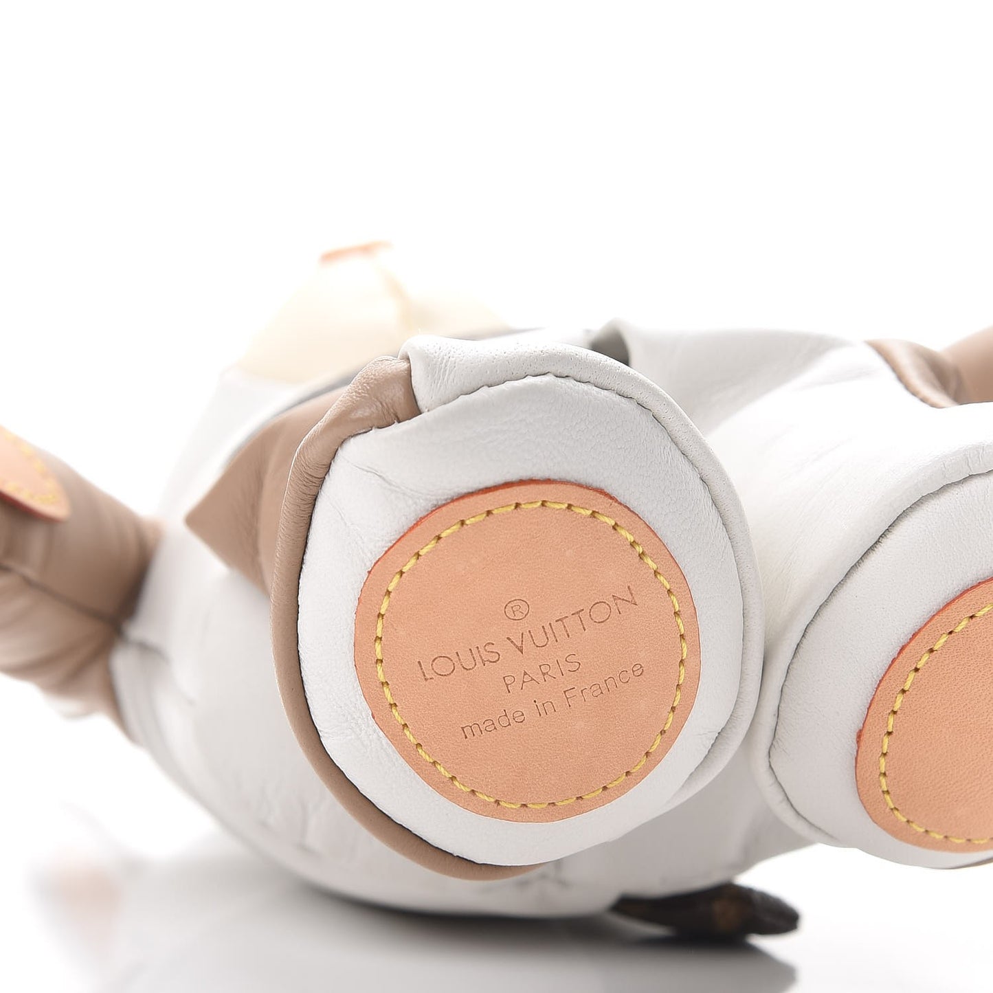 Calfskin Monogram Doudou Louis Bear Beige