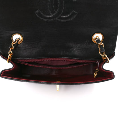 Chanel Lambskin Quilted Mini Square Flap Bag Black 5 of 12