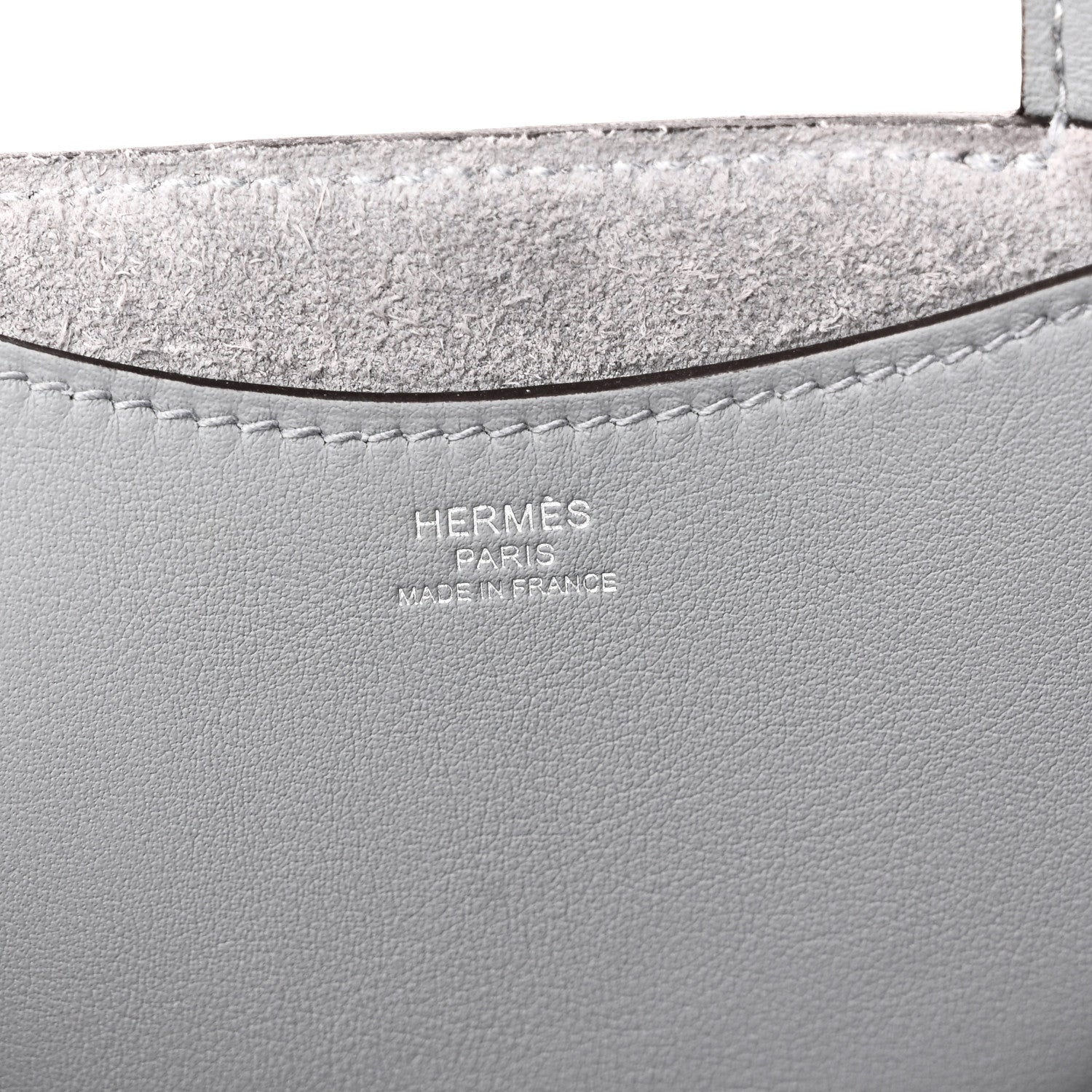 Hermes Taurillon Clemence Swift In-The-Loop 18 Bag Gris Pantin 6 of 11