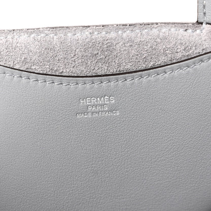 Hermes Taurillon Clemence Swift In-The-Loop 18 Bag Gris Pantin 6 of 11