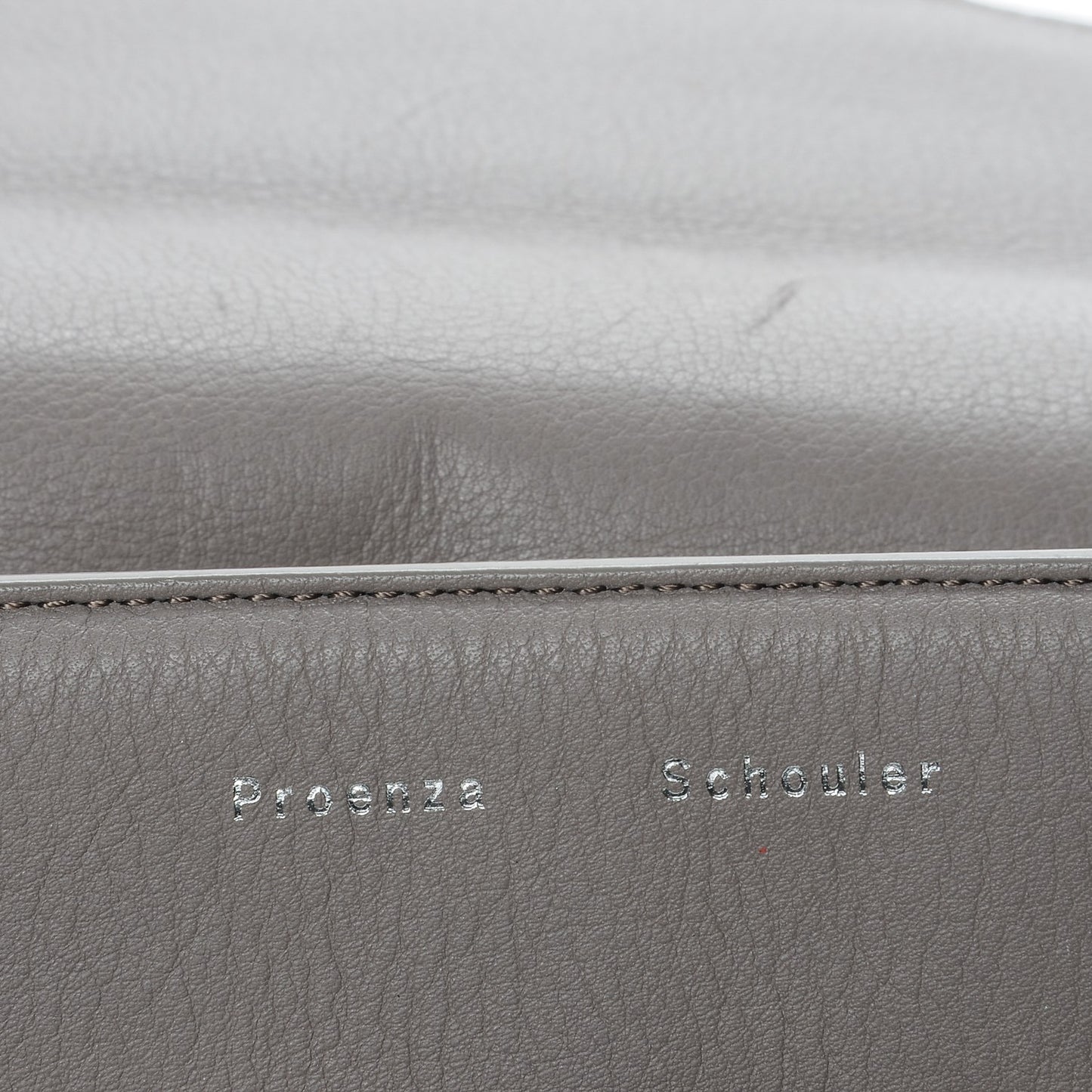 Calfskin Tiny PS11 Shoulder Bag Mushroom