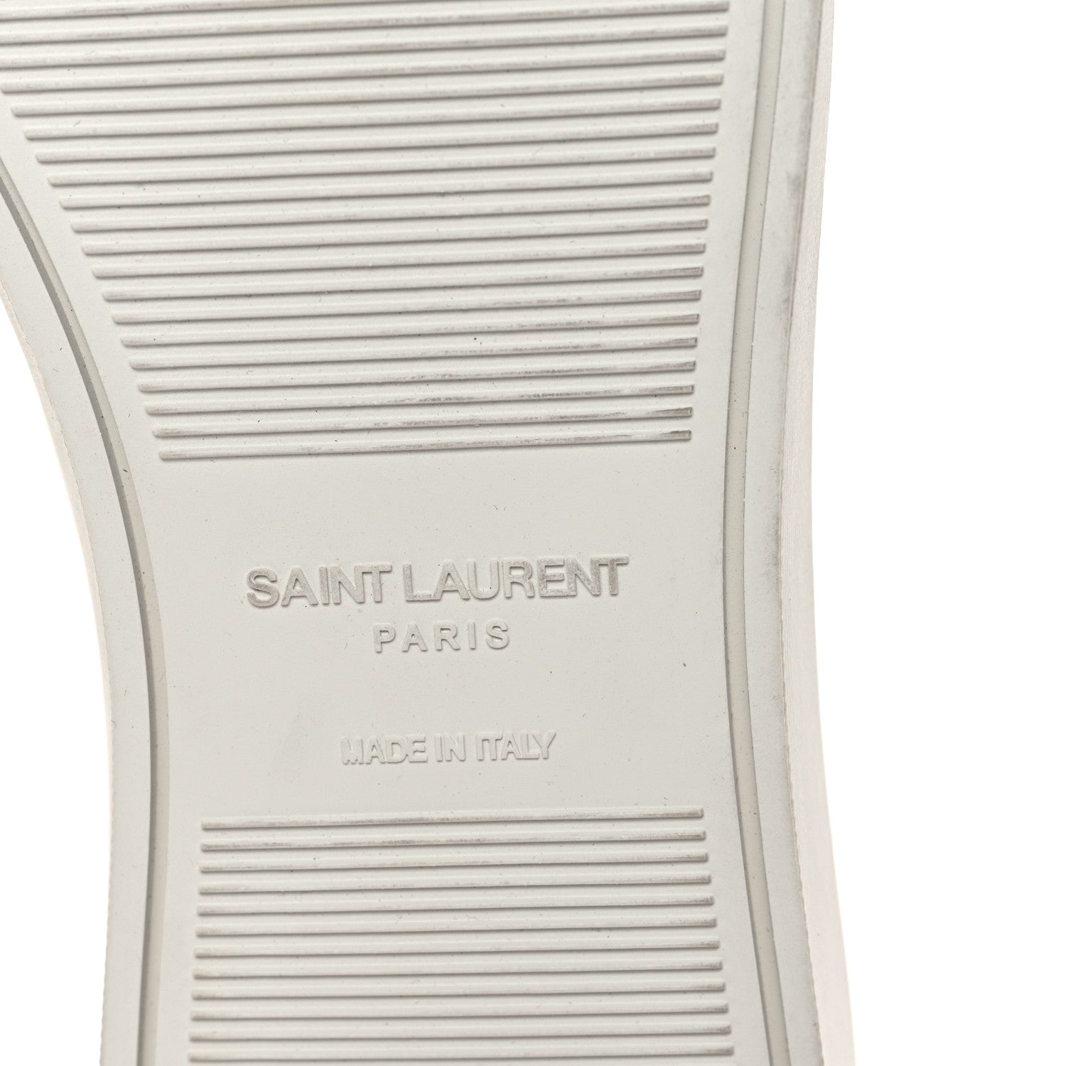 Saint Laurent Calfskin Andy Low Top Sneakers 41 Blanc Optique 6 of 10
