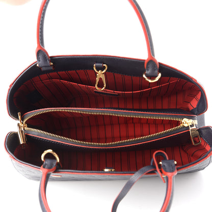 Louis Vuitton Empreinte Montaigne MM Marine Rouge 5 of 11