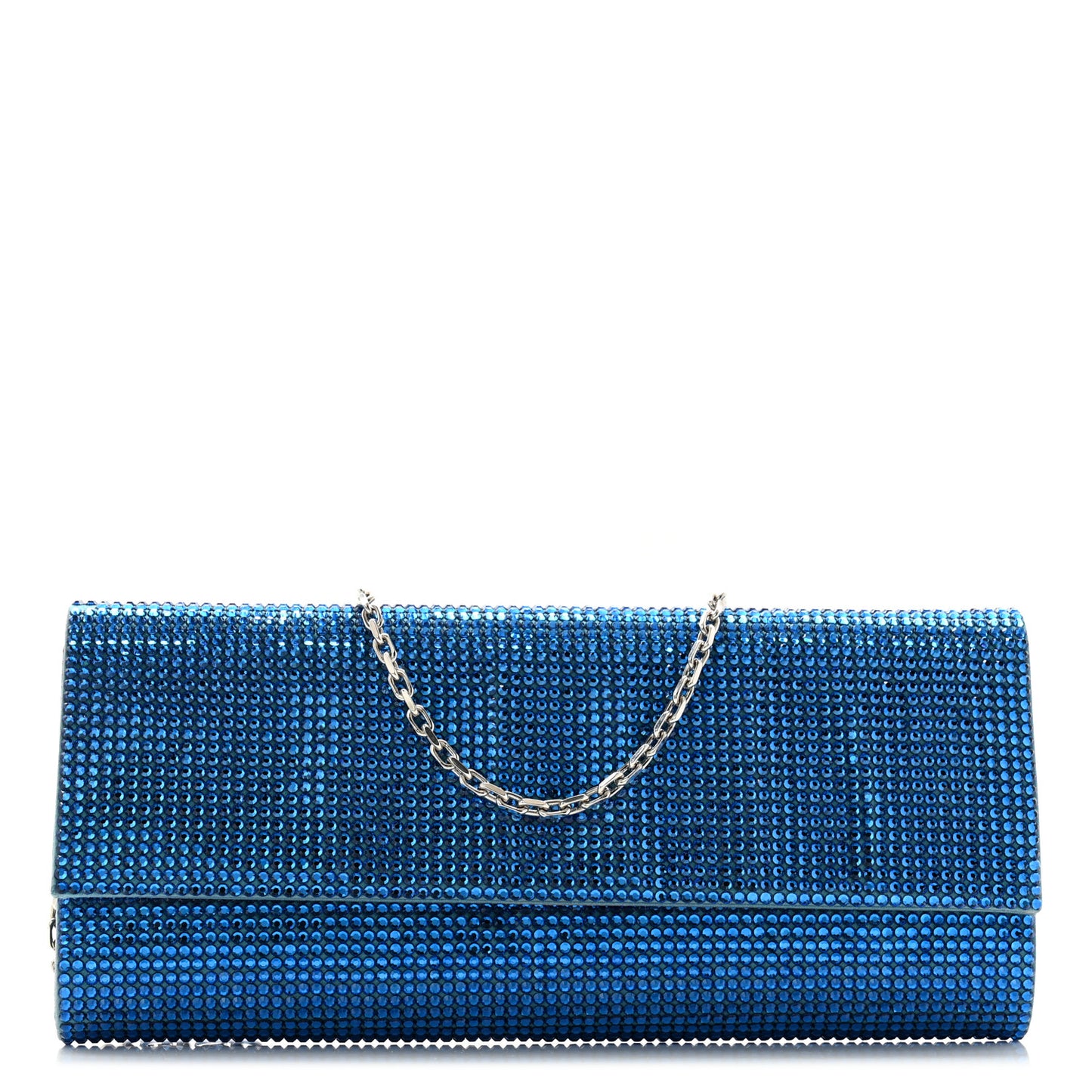 Swarovski Crystal Fizzy Clutch Blue