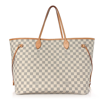 Louis Vuitton Damier Azur Neo Neverfull GM Rose Ballerine 1 of 9