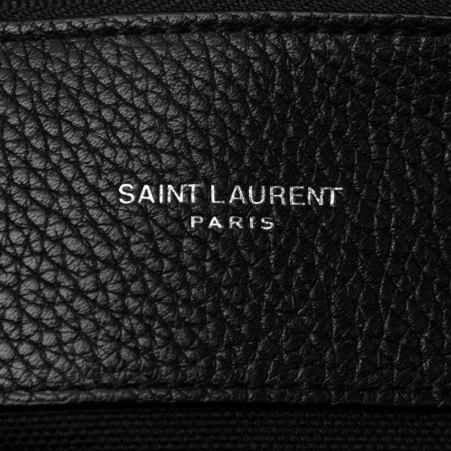 Grained Calfskin Medium Souple Sac De Jour Black