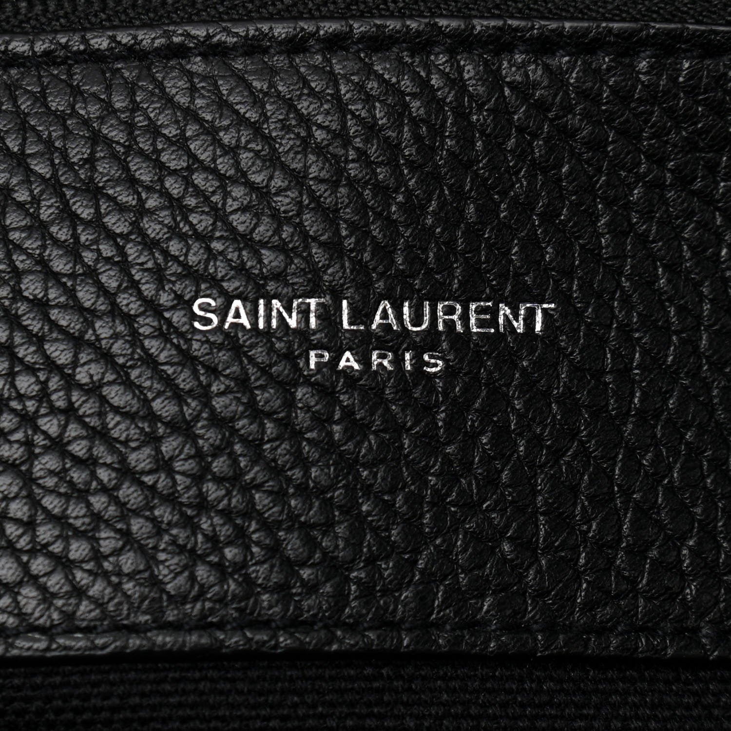 Saint Laurent Grained Calfskin Medium Souple Sac De Jour Black 7 of 12
