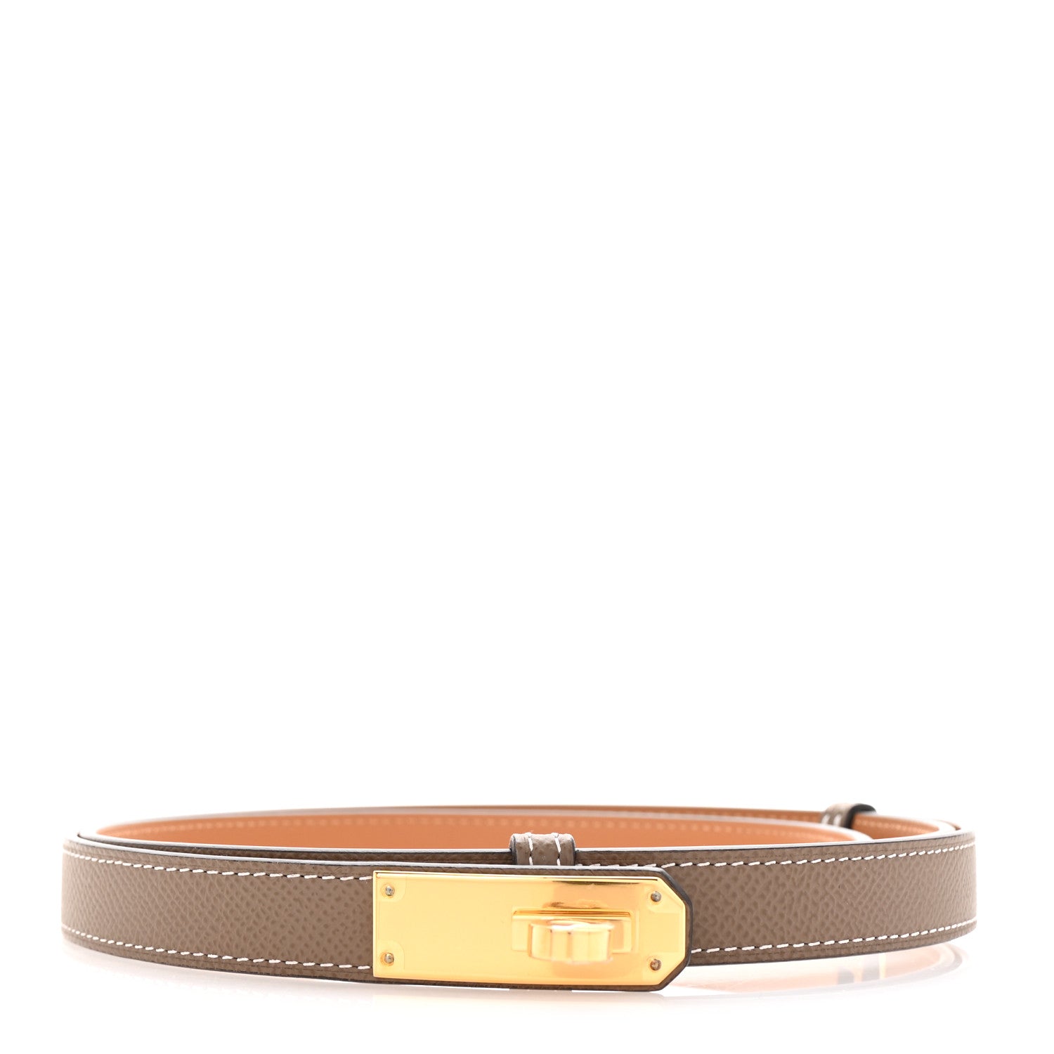 Hermes Epsom Kelly Belt Etoupe 1 of 4