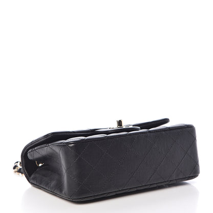 Chanel Lambskin Quilted Mini Rectangular Flap Black 4 of 12