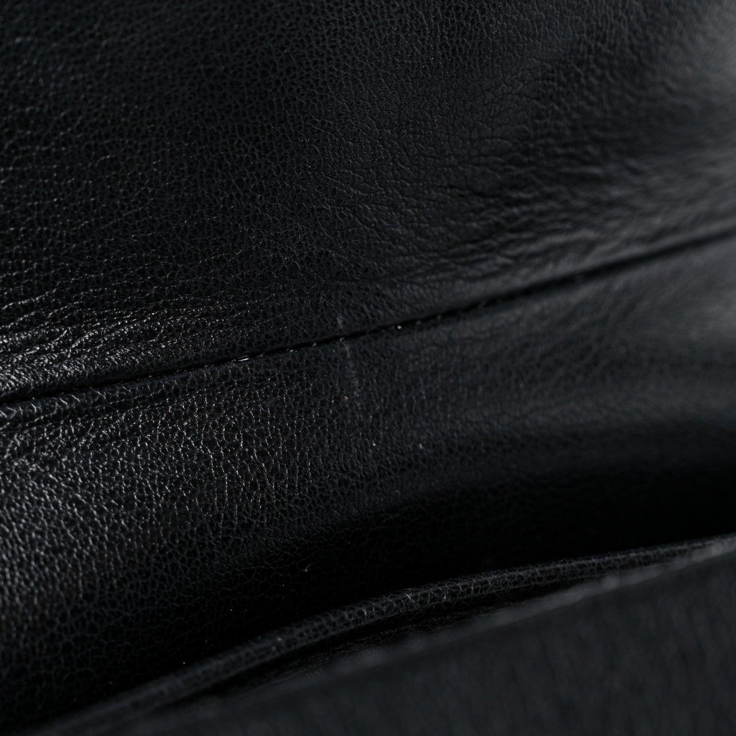 Christian Dior Shiny Goatskin Saddle Bag Black 12 of 15