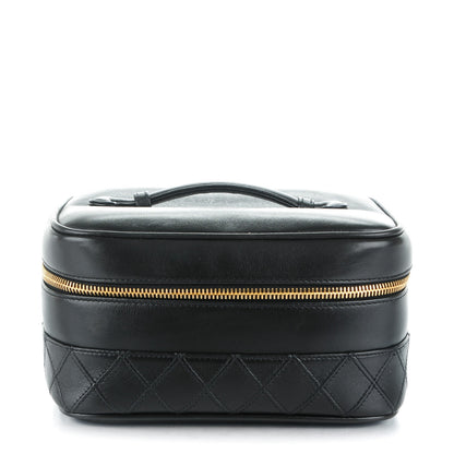Chanel Calfskin Vanity Cosmetic Case Black 1 of 8