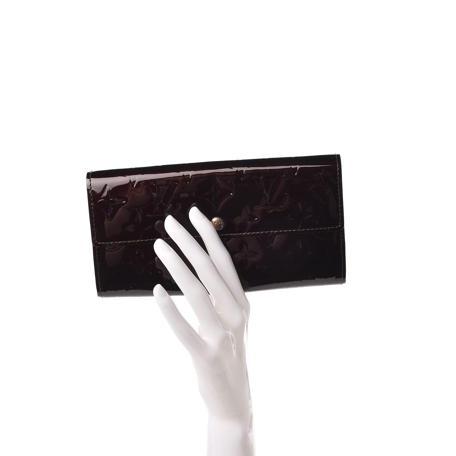 Louis Vuitton Vernis Sarah Wallet Amarante 2 of 8