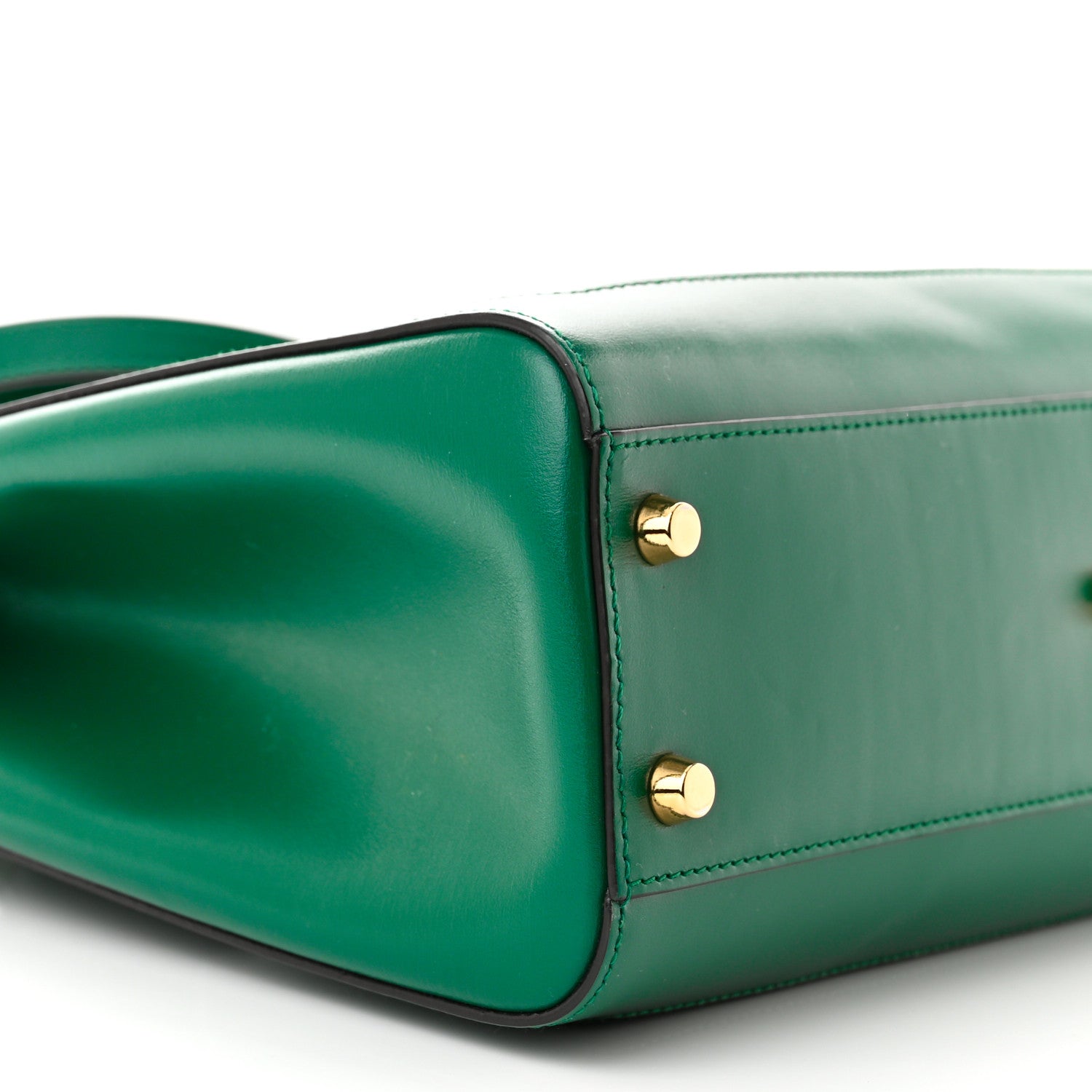 Gucci Boarded Plutone Calfskin Medium Jackie 1961 Tote Emerald 9 of 10