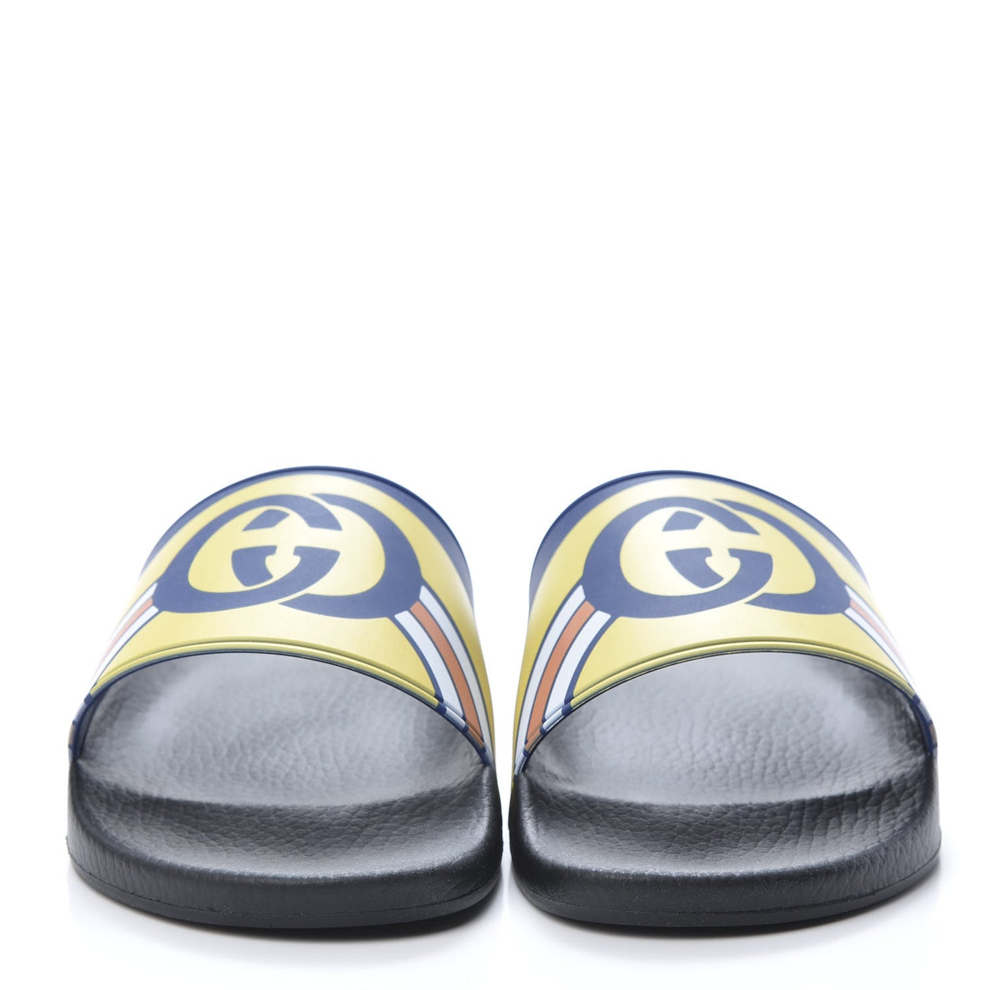 Rubber GG Rainbow Mens Pursuit Pool Slide Sandals 9 Electric Blue Multicolor