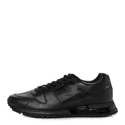 Louis Vuitton Calfskin Iridescent Monogram Rivoli Sneakers 10 Black 1 of 8