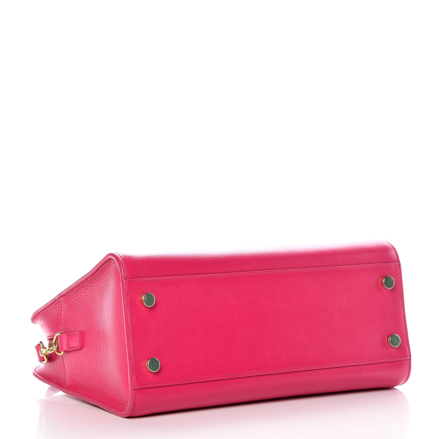 Saint Laurent Calfskin Small Monogram Cabas Fuchsia 4 of 11