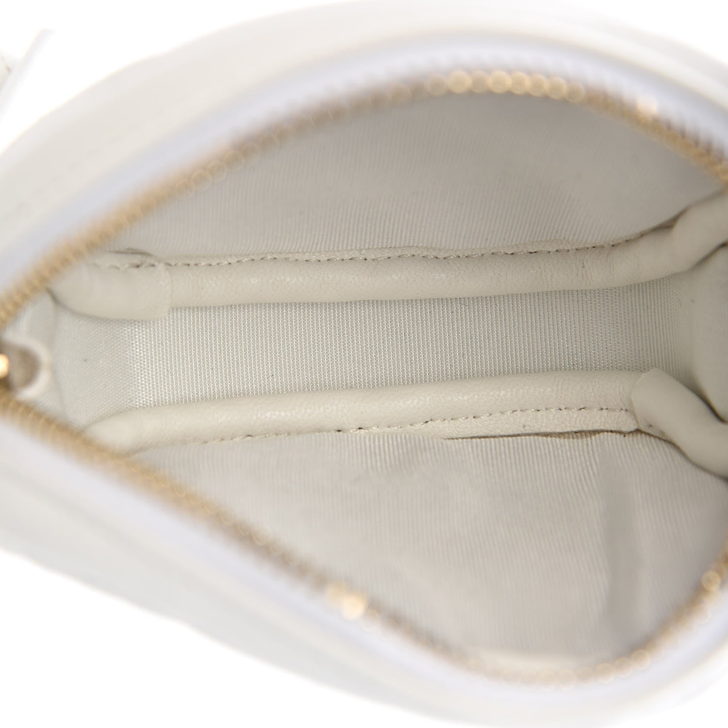 Chanel Lambskin Quilted Coin Purse White 5 of 7