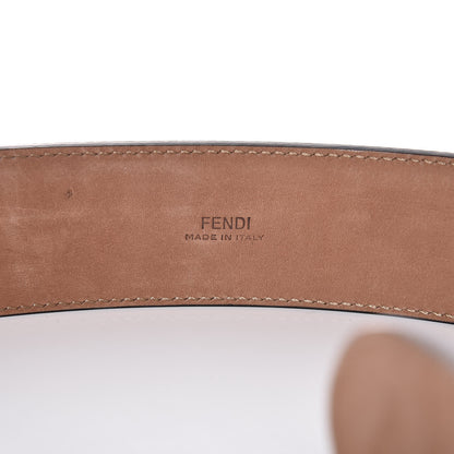 Fendi Vitello F is Fendi Bi-Color FF 1974 Embossed Belt 70 28 Maya Black 5 of 8