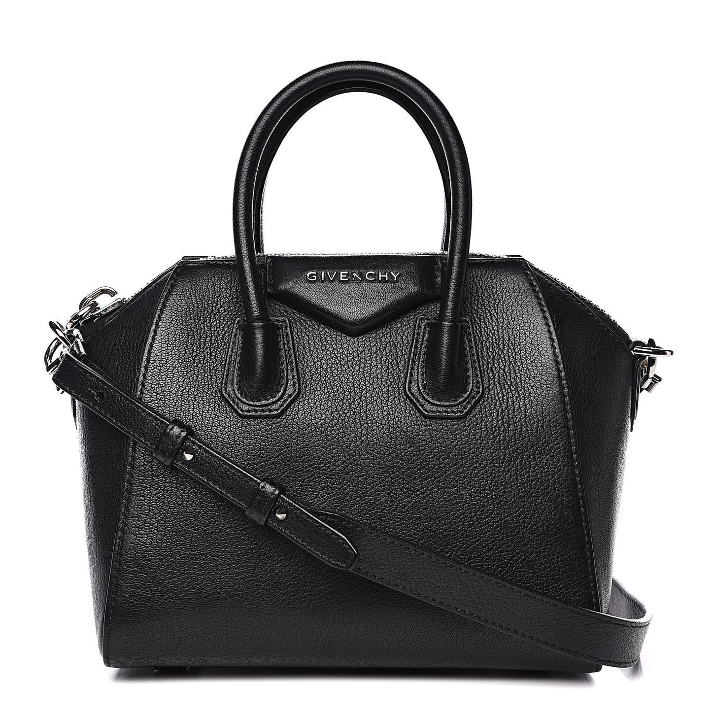 Sugar Goatskin Mini Antigona Black