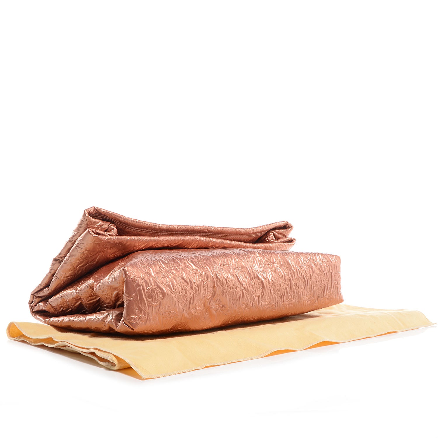 Louis Vuitton Jacquard Quilted Monogram Limelight Clutch GM Rose Gold 4 of 7