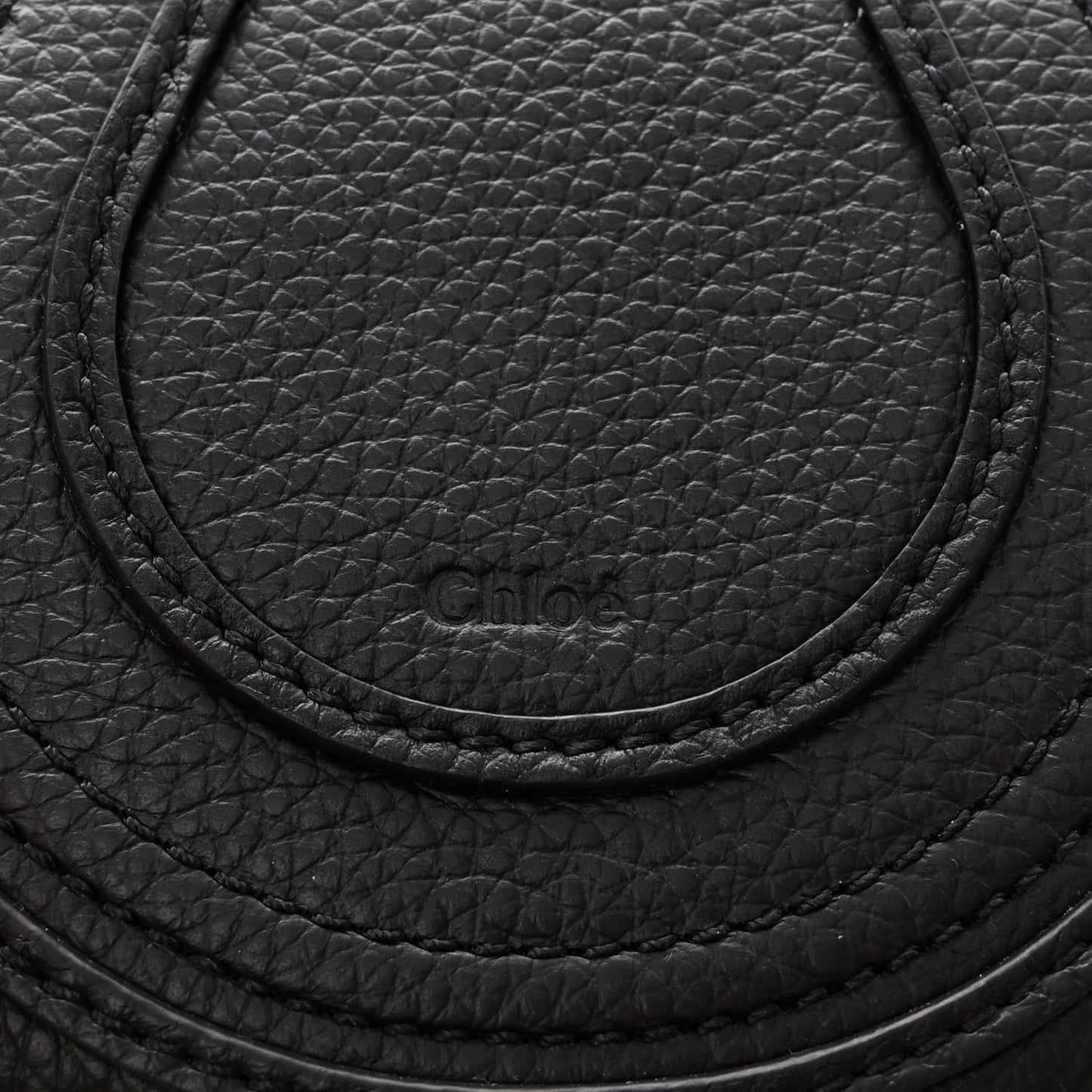 Calfskin Nano Marcie Saddle Bag Black