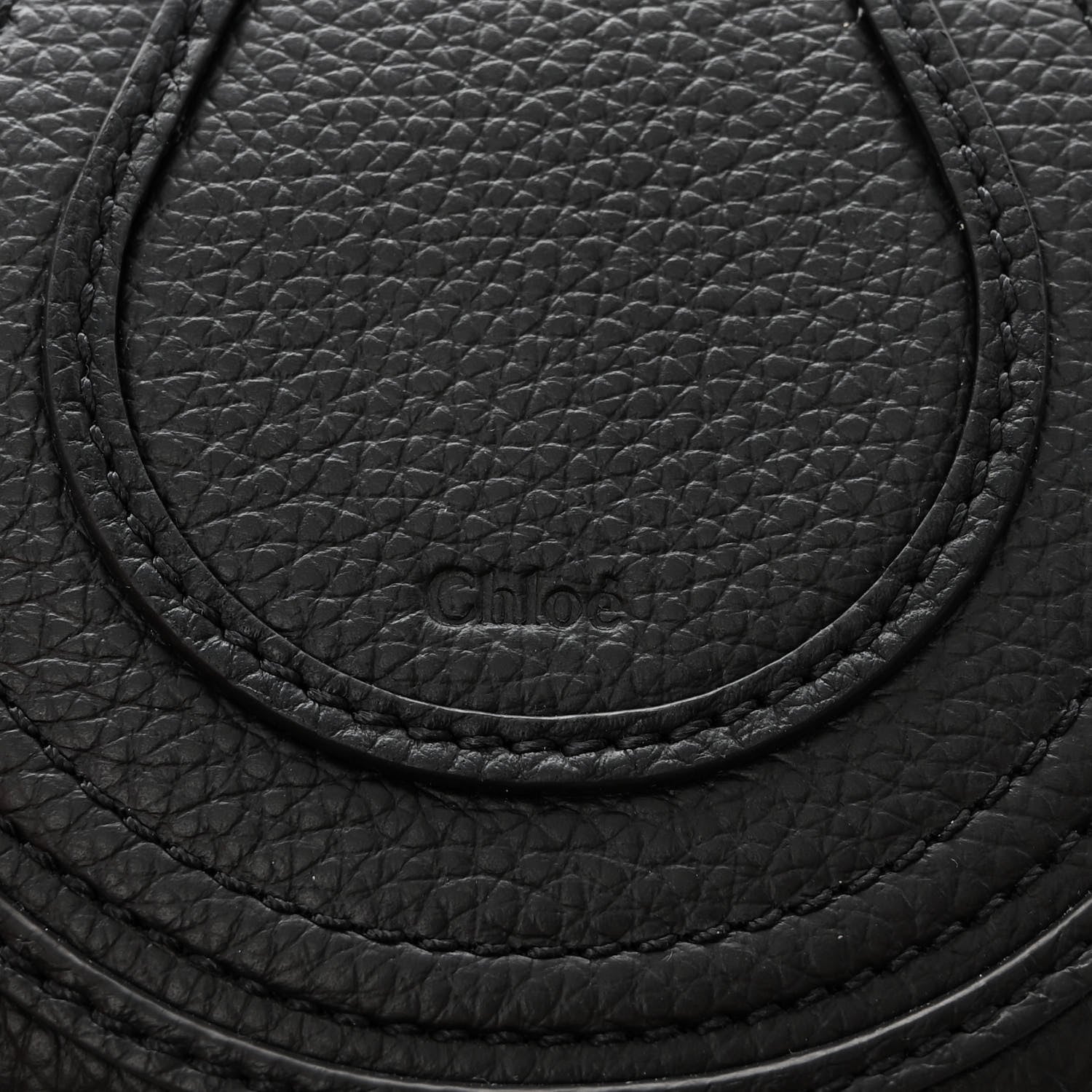Chloe Calfskin Nano Marcie Saddle Bag Black 6 of 10