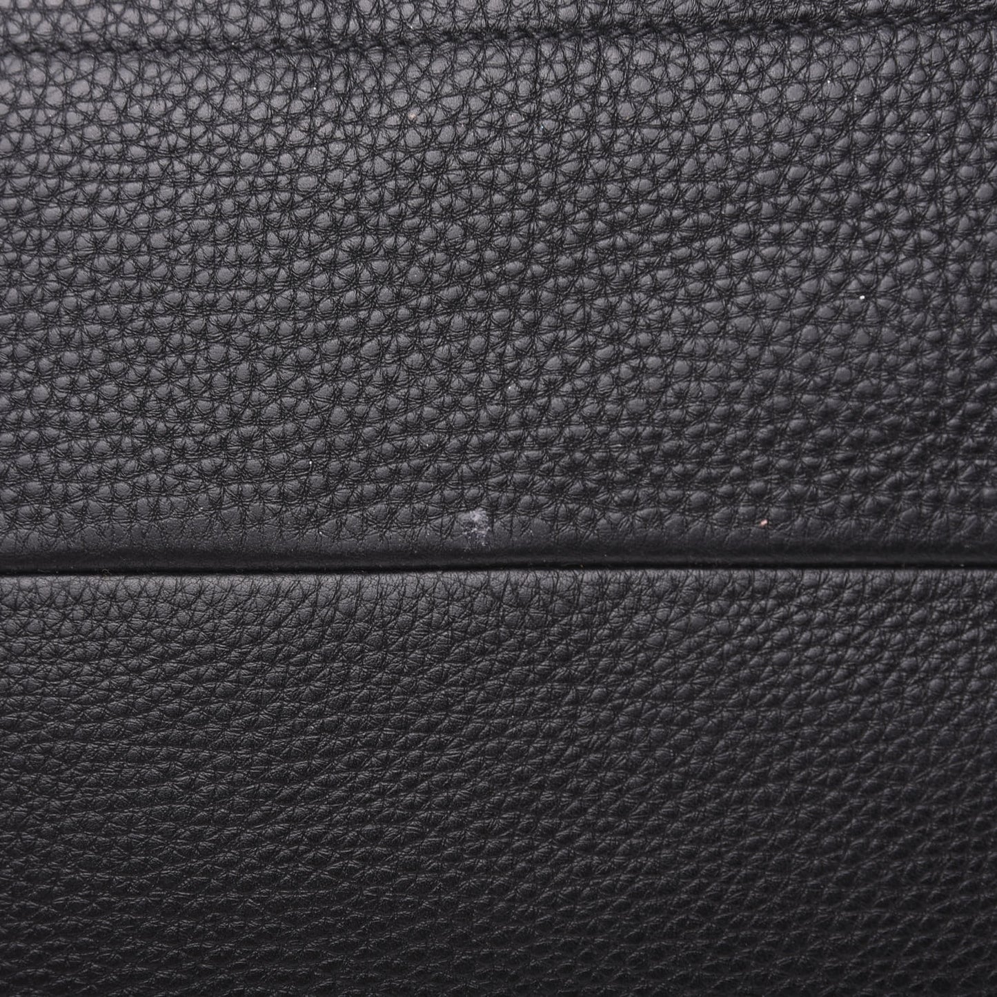 Vitello Daino Shopping Tote Black