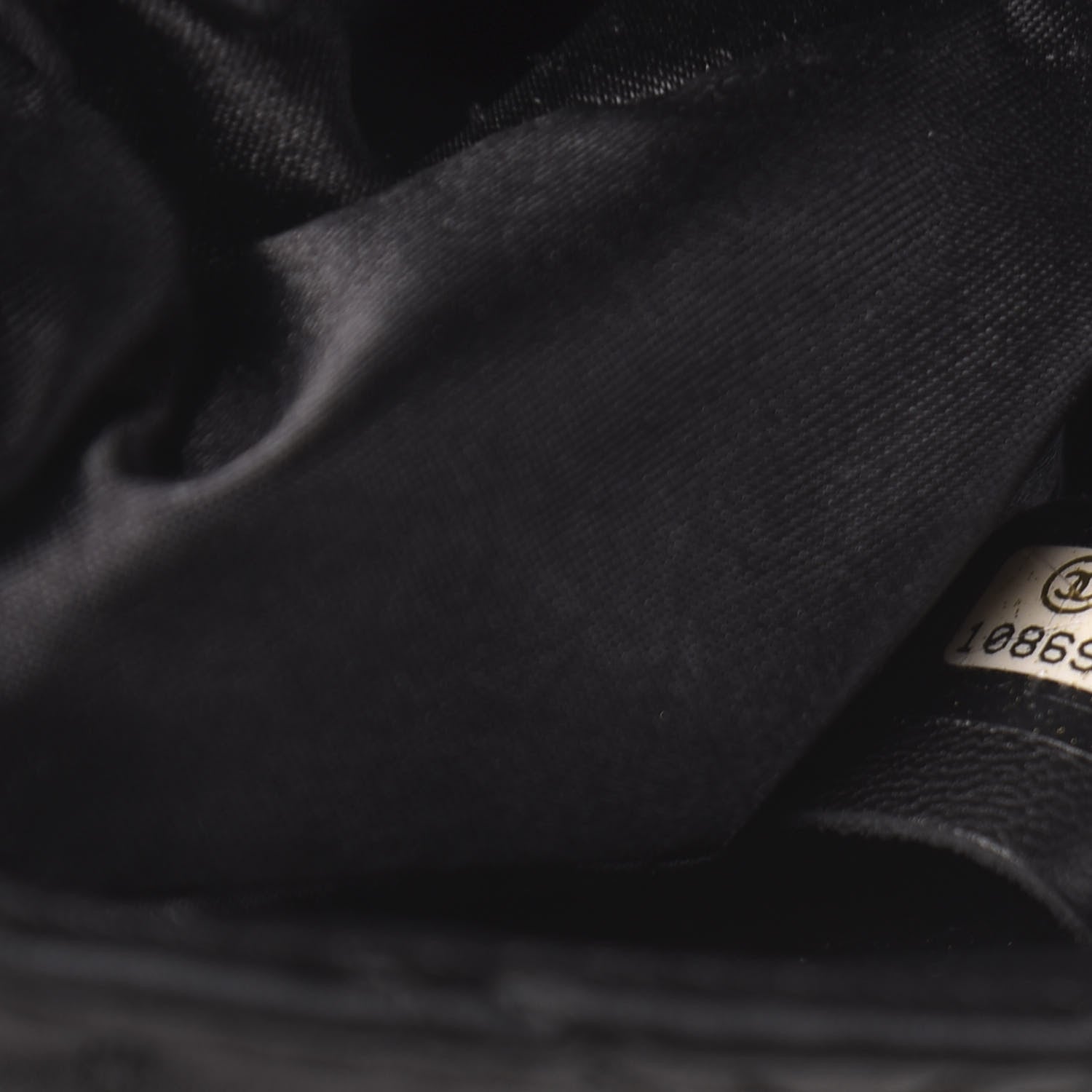 Chanel Satin Embroidered Medium Camellia Flap Black 7 of 13