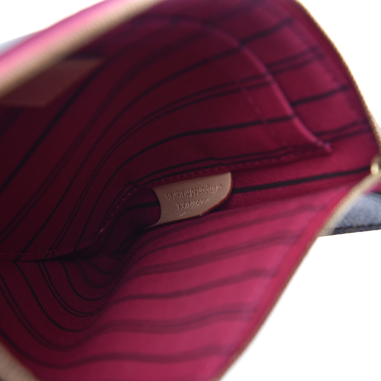 Louis Vuitton Monogram Neverfull MM GM Pochette Pivoine 7 of 8