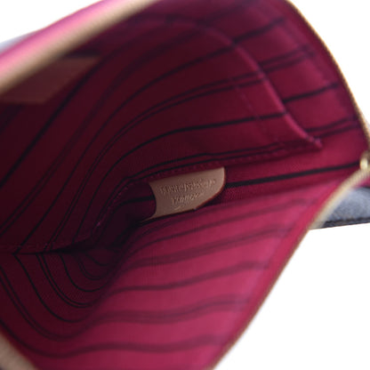 Louis Vuitton Monogram Neverfull MM GM Pochette Pivoine 7 of 8