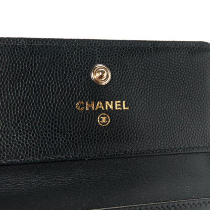 Chanel Caviar Quilted Small Flap Wallet  Black 6 of 11
