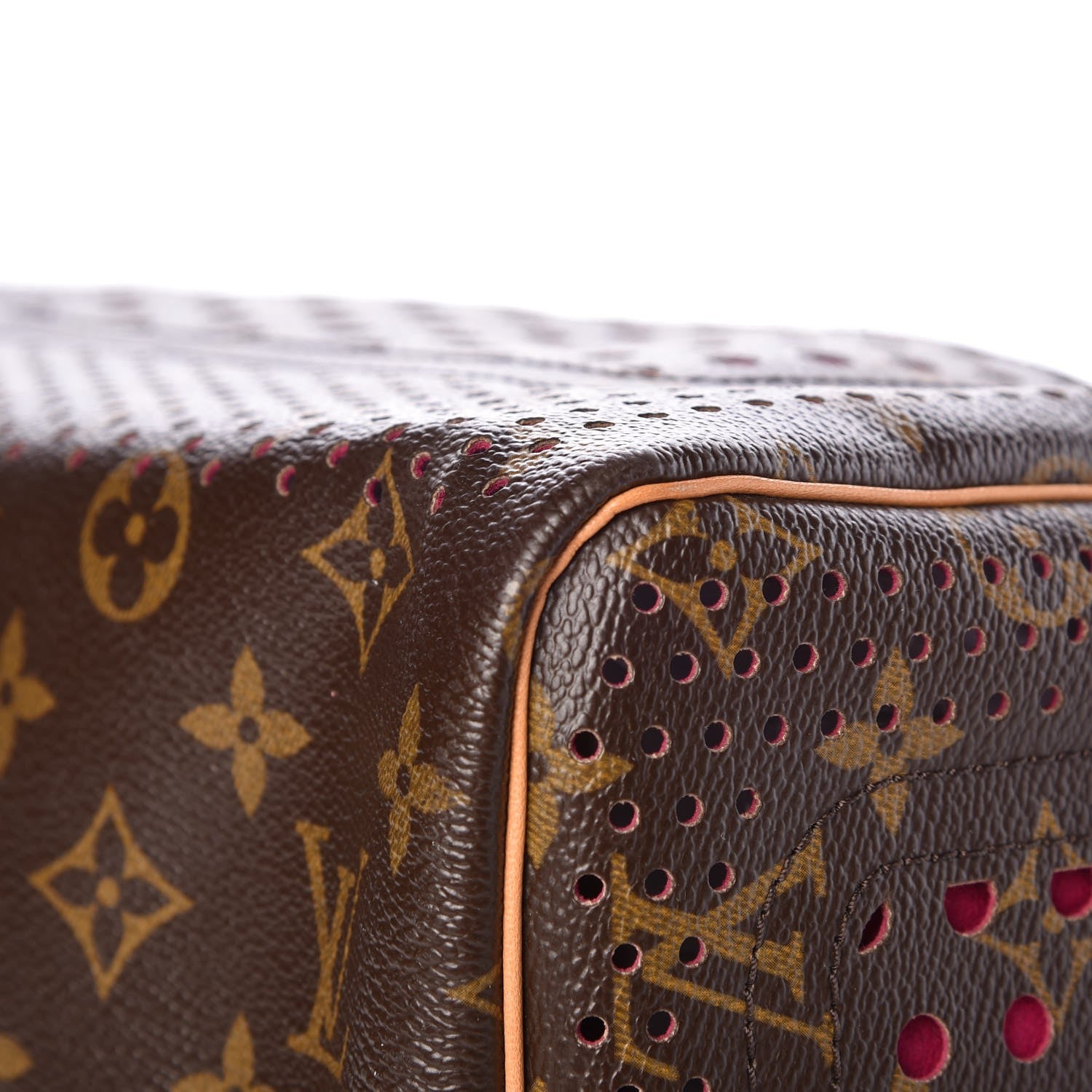 Louis Vuitton Monogram Perforated Speedy 30 Fuchsia 8 of 13