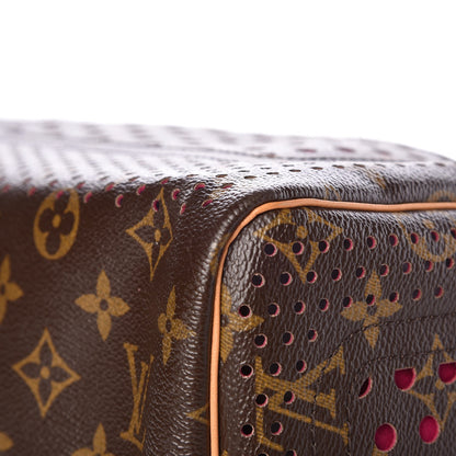 Louis Vuitton Monogram Perforated Speedy 30 Fuchsia 8 of 13