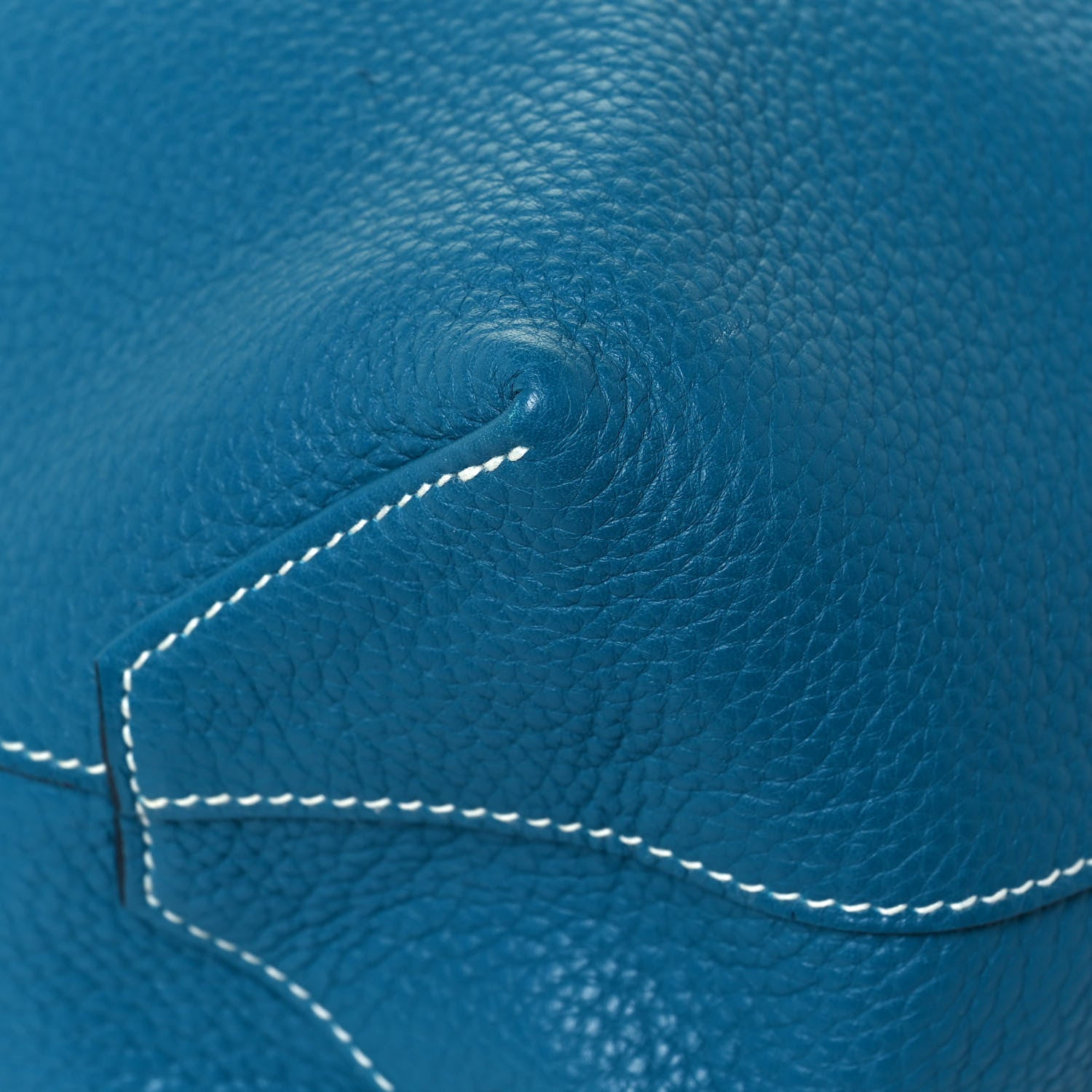 Hermes Taurillon Clemence Double Sens 36 Reversible Tote Bleu Sapphire Izmir 19 of 22