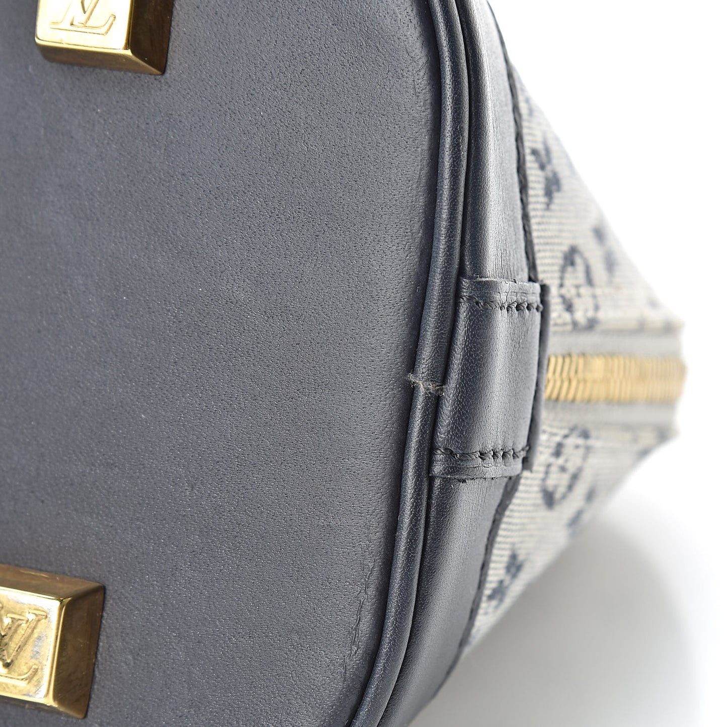 Mini Monogram Alma Long Blue