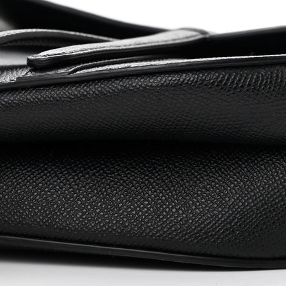 Christian Dior Grained Calfskin Saddle Bag Black 10 of 10