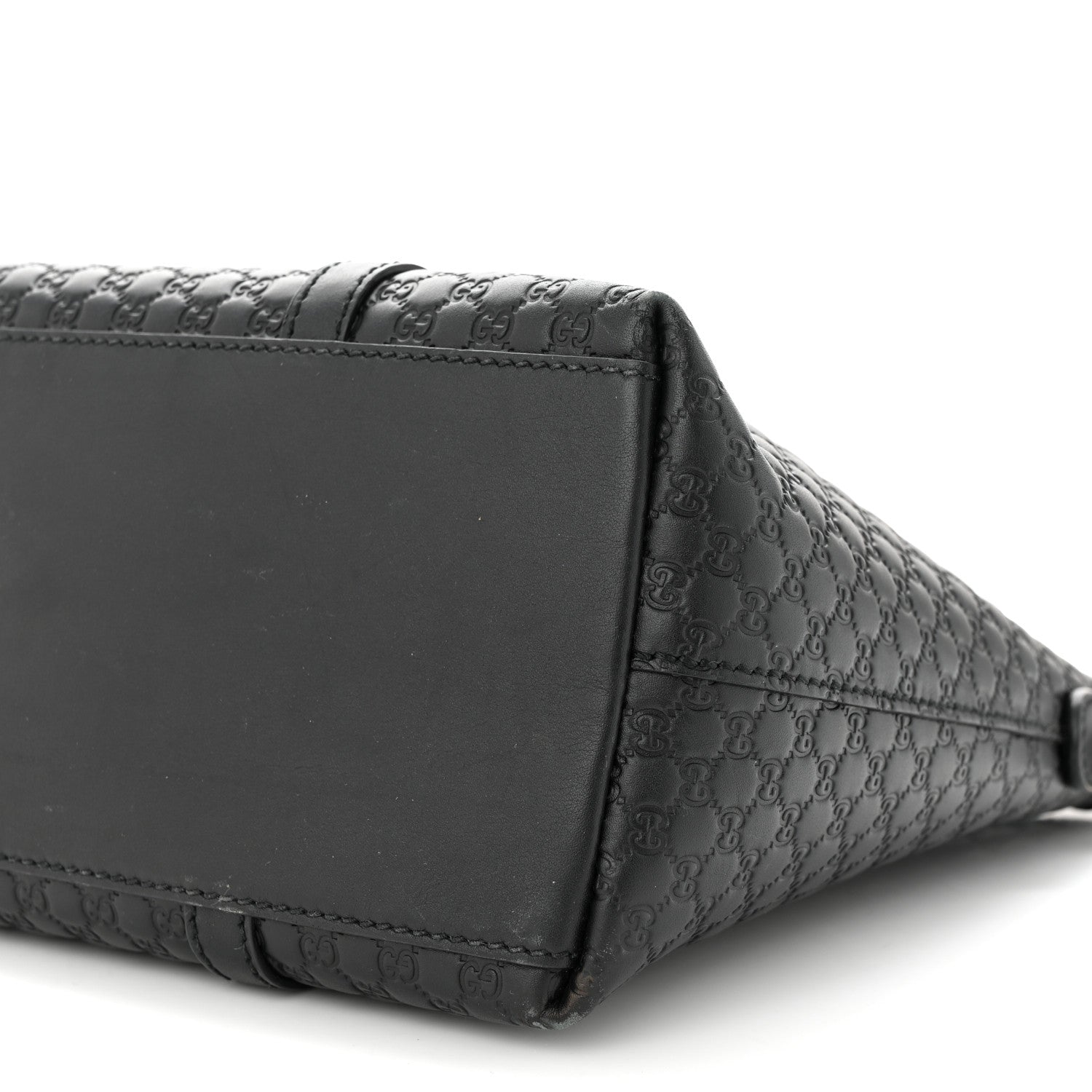 Gucci Soft Microguccissima Small Zippered Satchel Black 10 of 11