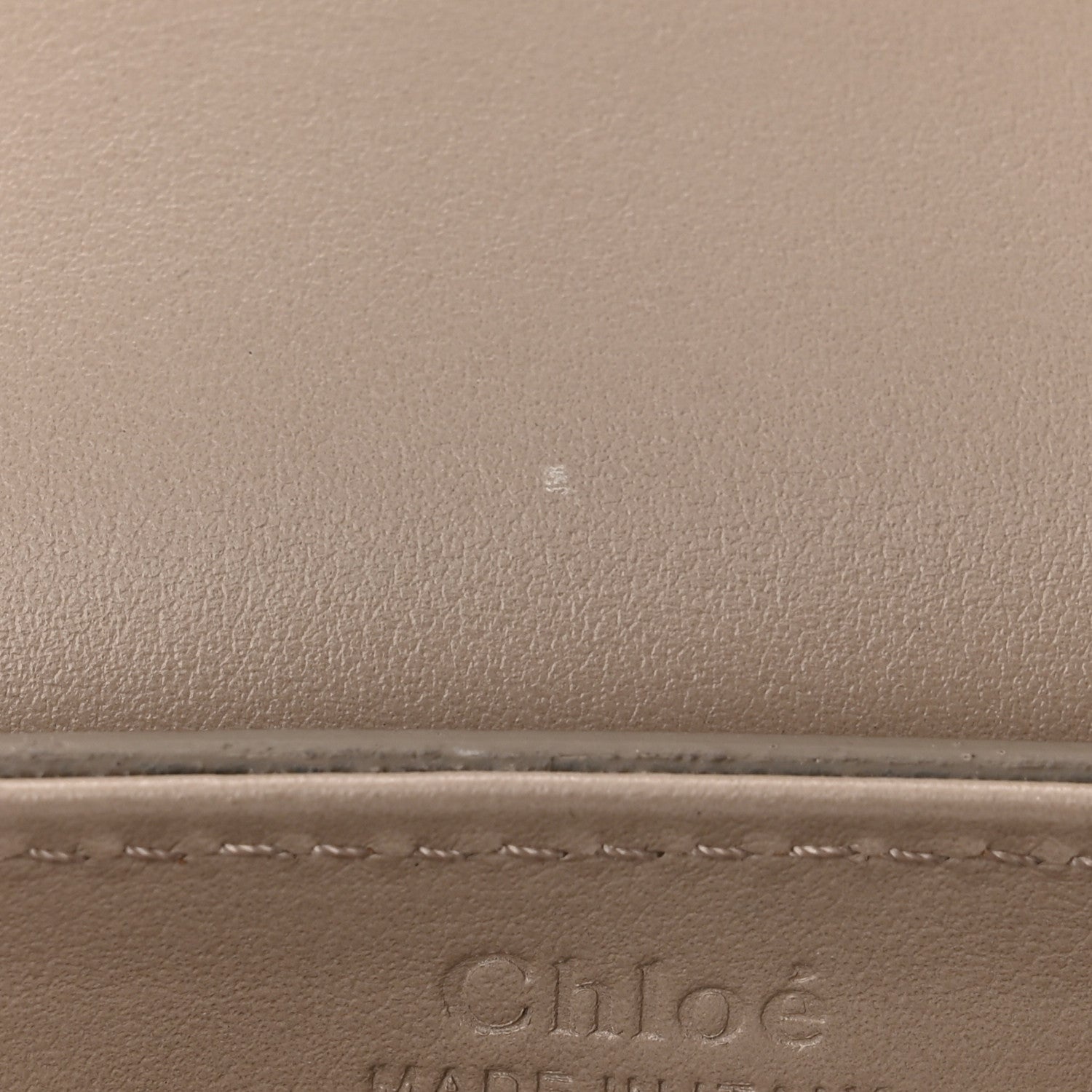 Chloe Shiny Calfskin Suede Mini C Double Carry Motty Grey 10 of 12