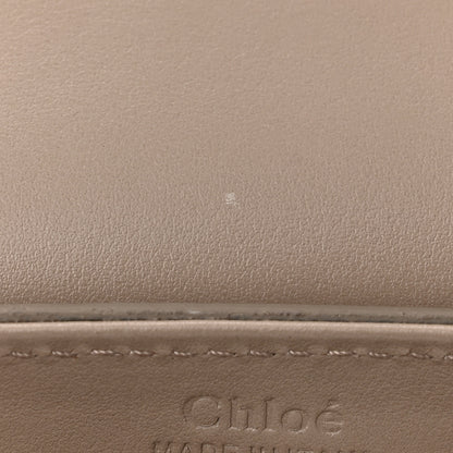 Chloe Shiny Calfskin Suede Mini C Double Carry Motty Grey 10 of 12