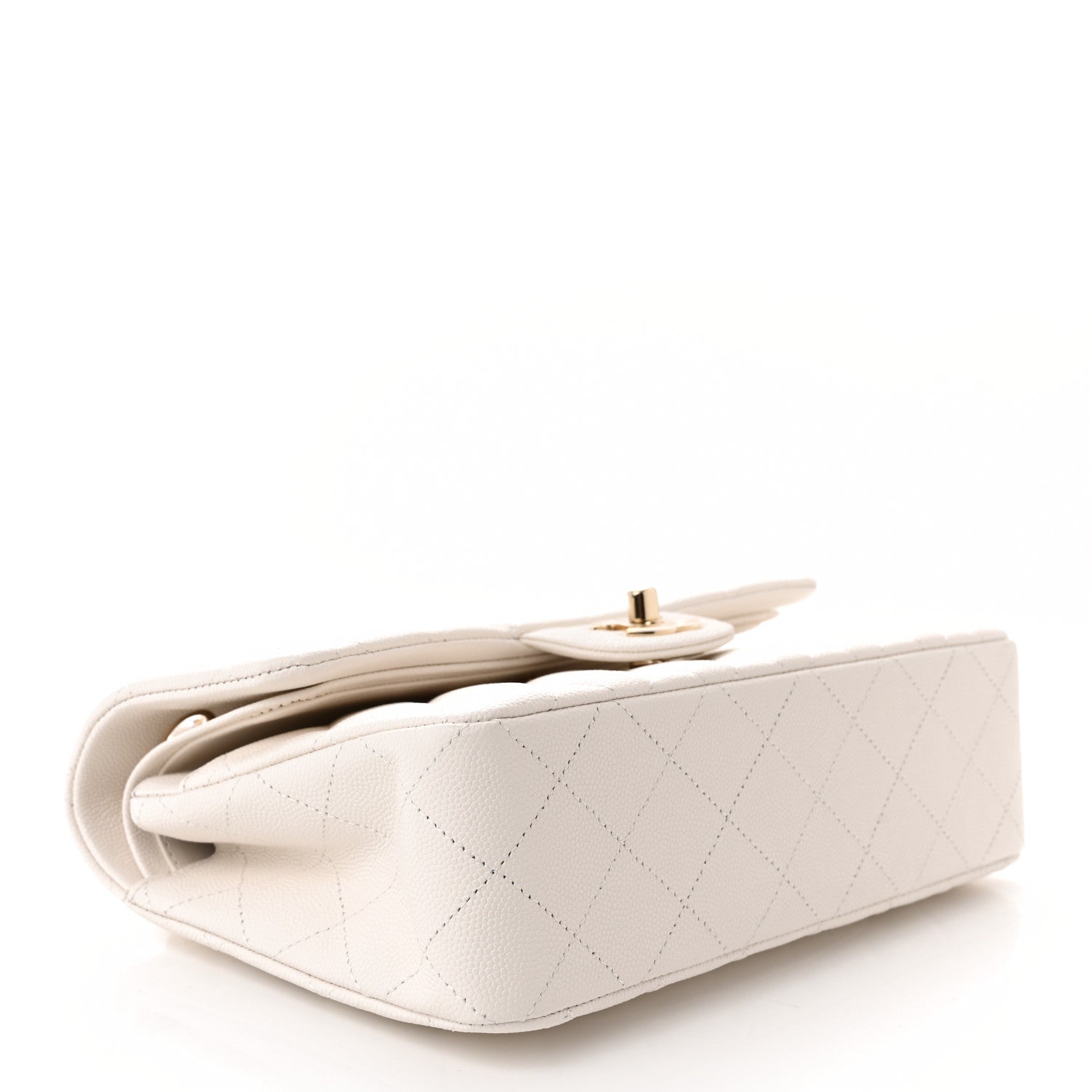Chanel Caviar Quilted Small Double Flap White 4 of 11