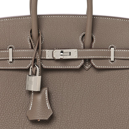 Hermes Togo Birkin 25 Etoupe 8 of 13