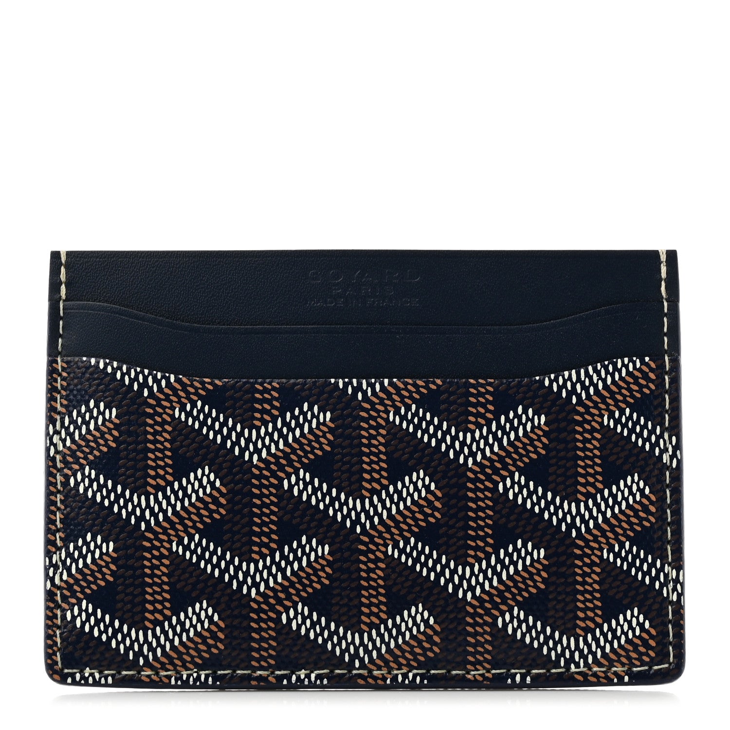 Goyard Goyardine Saint Sulpice Card Holder Navy 1 of 7