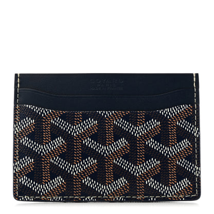 Goyard Goyardine Saint Sulpice Card Holder Navy 1 of 7