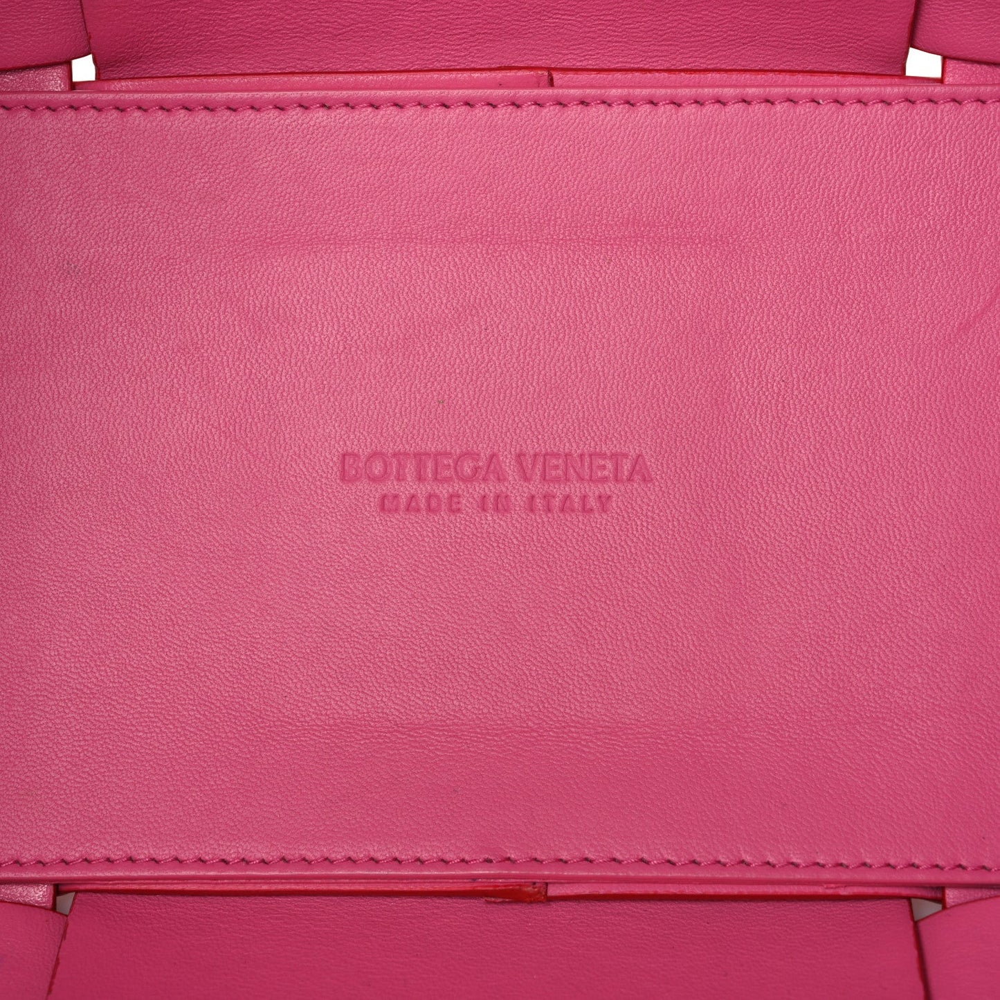 Nappa Maxi Intrecciato Arco Tote Firework