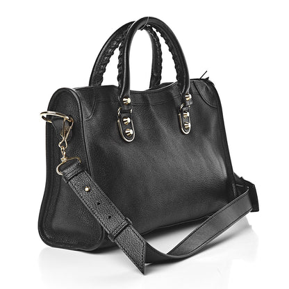 Balenciaga Chevre Gold Metallic Edge Hardware S City Black 3 of 10